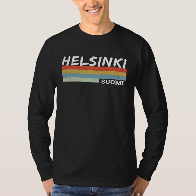 Camiseta Helsinki City  And Souvenir For Men And Women (Anverso)