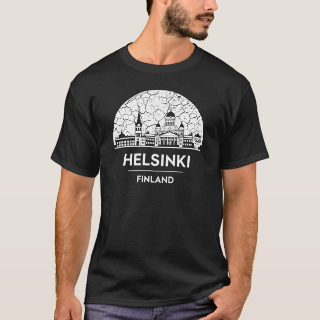 Camiseta Helsinki City Finlandia (Anverso)