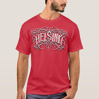Camiseta Helsinki Finlandia, música Metalizado Metalizado d