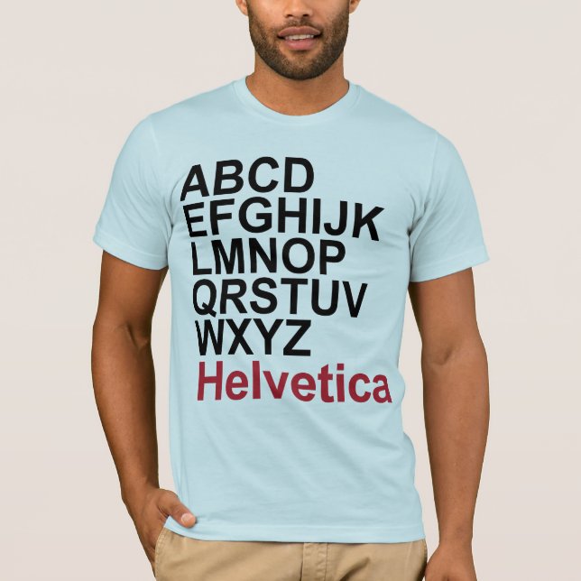 Camiseta Helvética (Anverso)
