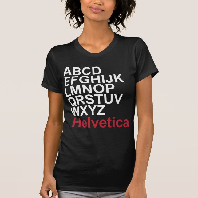 Camiseta Helvética - modificada para requisitos (Anverso)