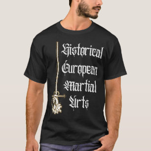 Camiseta HEMA Carranza Sword Histórico Ar Marcial Europeo