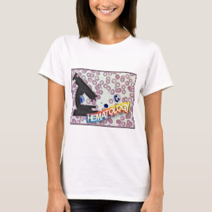Camiseta HEMATOLOGÍA - tecnología médica - laboratorio