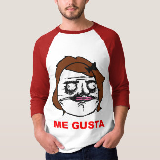 Camiseta Hembra de Brown yo cara cómica Meme de la rabia de