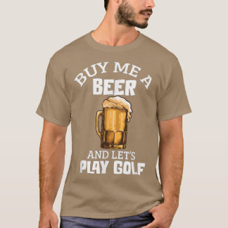 Camiseta Hembra de cerveza de los hombres de golf de los pa