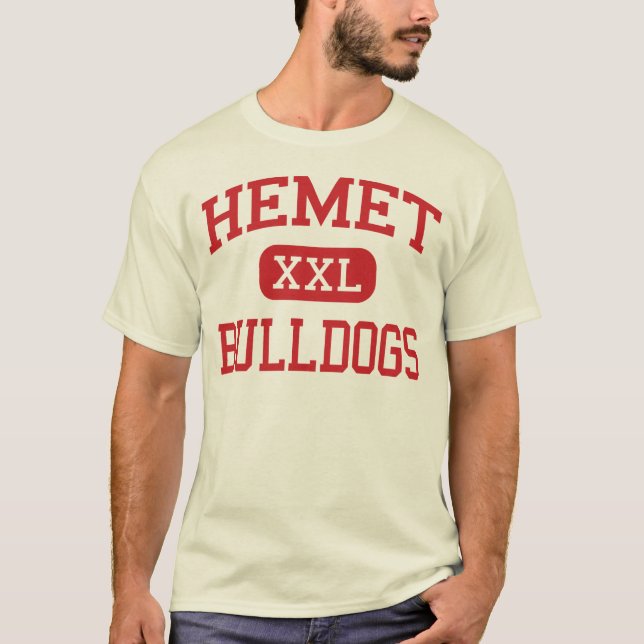 Camiseta Hemet - bulldoges - High School secundaria - Hemet (Anverso)