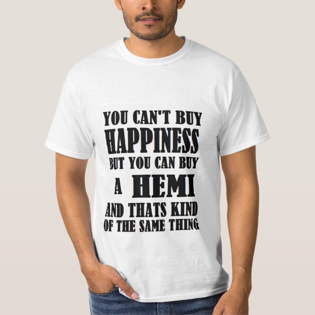 CAMISETA HEMI=HAPPINESS (Anverso)