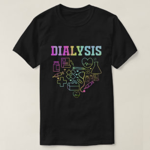 Camiseta Hemodiálisis Tecnológico Nefrología diálisis Técni