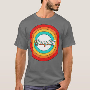 Camiseta Hemphill Nombre Shirt Vintage Hemphill Circle
