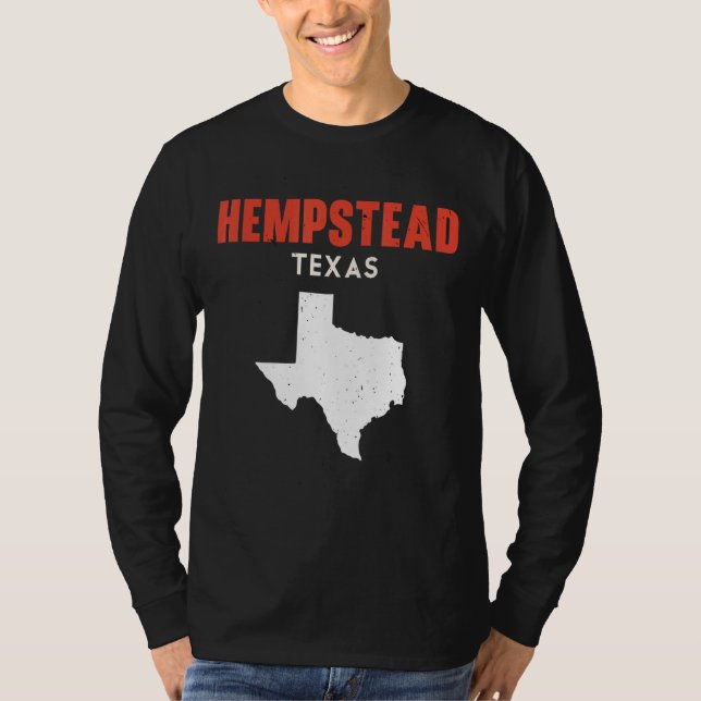 Camiseta Hempstead Texas Estados Unidos Estados Unidos Viaj (Anverso)