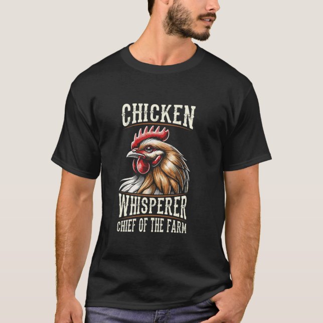 Camiseta Hen Chicken Eggs Granjero Jefe De La Granja (Anverso)