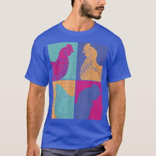 Camiseta Hen Farm Animal Lover Granjero Granjero Pop Art Ch