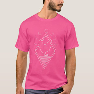 Camiseta Hen Farm Egger Farmer - Fases de la Luna de Pollo 