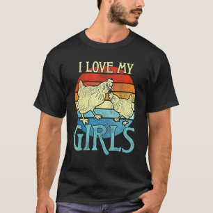 Camiseta Hen Farmer Granja Animal Ave Lover Pollo de cultiv