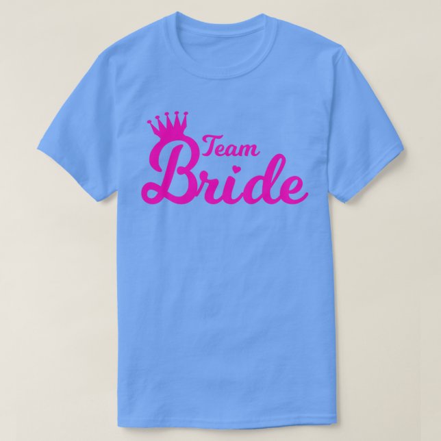 Camiseta Hen Fiesta Shirt Team Bride (Diseño del anverso)