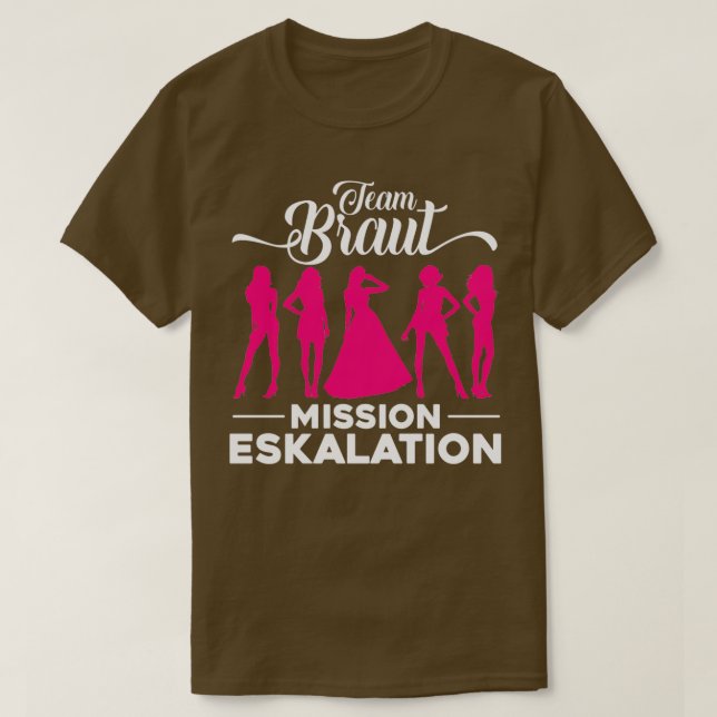 Camiseta Hen Fiesta Team Bride Gift 5 (Diseño del anverso)