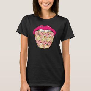 Camiseta Hen Lips Huevos Granjero Granjero Granjero Pollo