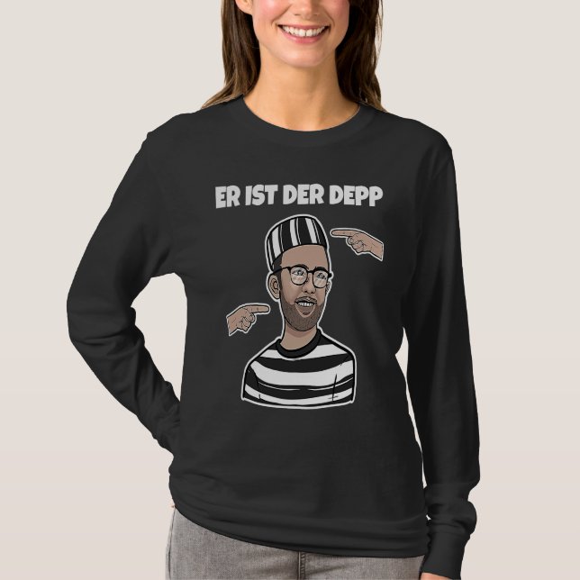 Camiseta Hen Party Groom He is the Depp Men (Anverso)