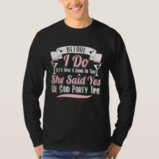 Camiseta Hen Party Wedding Married Bachelor Bride To Be Bac