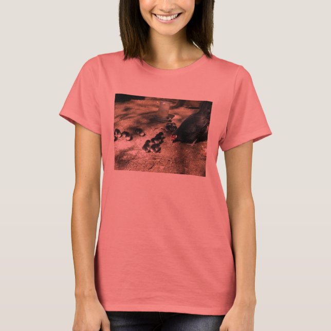 Camiseta Hen Y Baby Chicks (Anverso)
