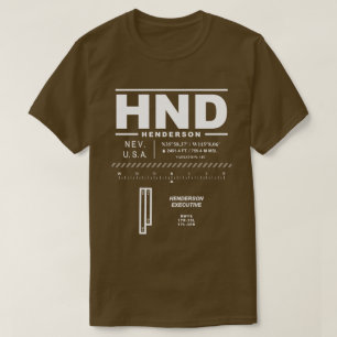Camiseta Henderson Executive Airport HND T-Shirt