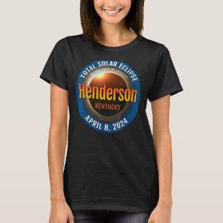 Camiseta Henderson Kentucky KY Eclipse Solar Total 2024 3