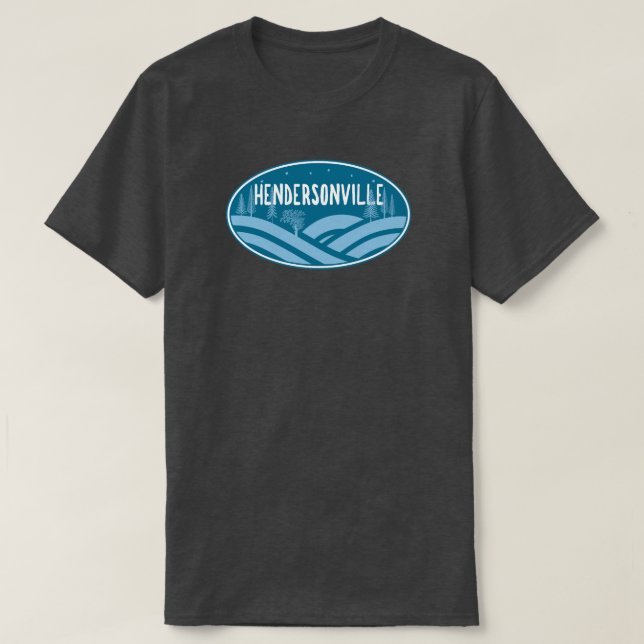 Camiseta Hendersonville Carolina del Norte al aire libre (Diseño del anverso)