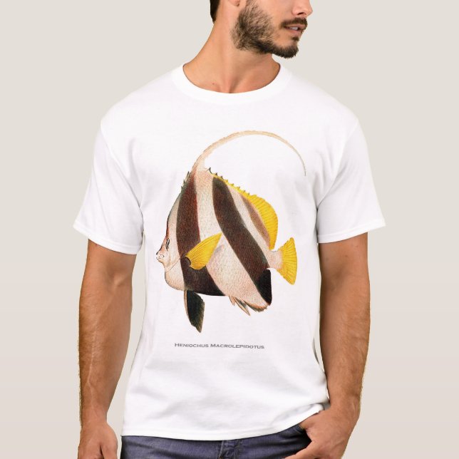 Camiseta Heniochus Macrolepidotus (Anverso)
