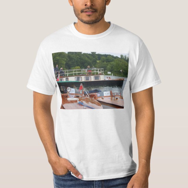 Camiseta Henley en el regatta clásico 1 del barco de Thames (Anverso)
