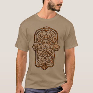 Camiseta Henna Hand de Hamsa (Naranja)