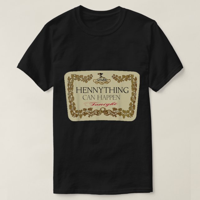 Camiseta Hennything puede ocurrir (Diseño del anverso)