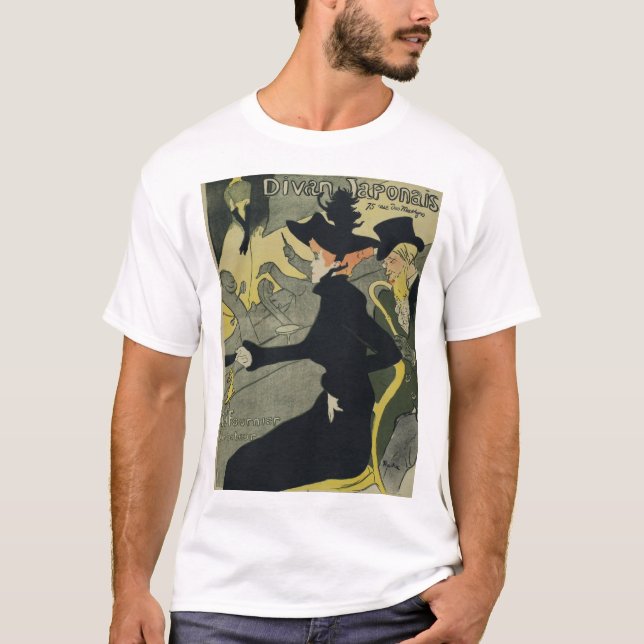 Camiseta Henri De Toulouse Lautrec - Divan Japonais (Anverso)