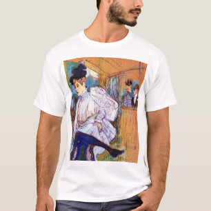 Camiseta Henri de Toulouse Lautrec: Jane Avril Bailando