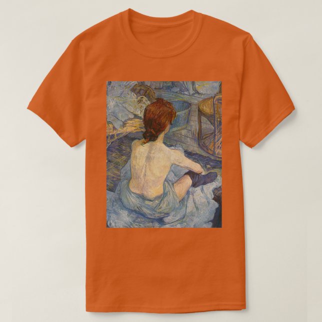 Camiseta Henri de Toulouse Lautrec Rousse La Toilette (Diseño del anverso)