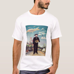 Camiseta Henri Rousseau - Autorretrato-Paisaje