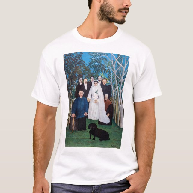 Camiseta Henri Rousseau - La fiesta de la boda (Anverso)