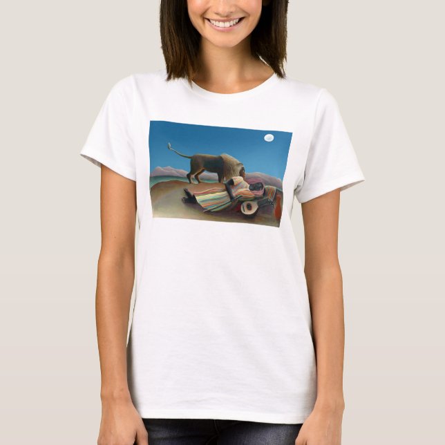 Camiseta Henri Rousseau - La gitana dormida (Anverso)