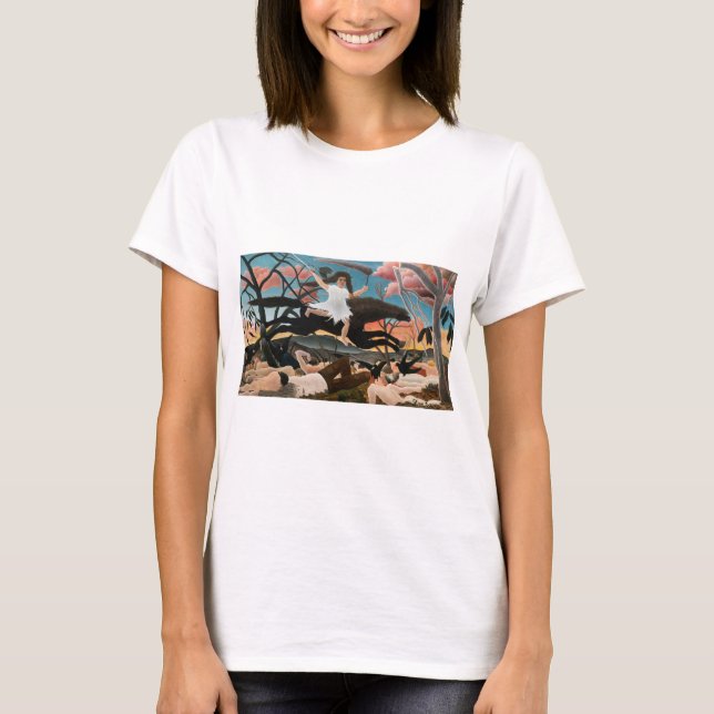 Camiseta Henri Rousseau - La guerra (Anverso)