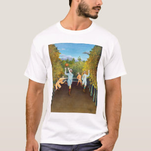 Camiseta Henri Rousseau - Los jugadores de fútbol