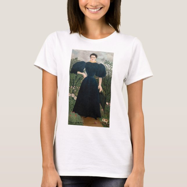 Camiseta Henri Rousseau - Retrato de Madame M. (Anverso)