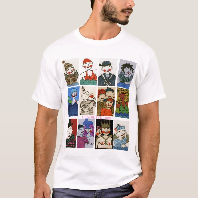 Camiseta Henriette rosa (Anverso)