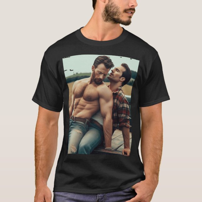 Camiseta Henry cavill y Chris evans dos legendarios (Anverso)