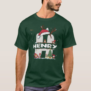 Camiseta Henry Christmasw Henry Name for funny Xmas