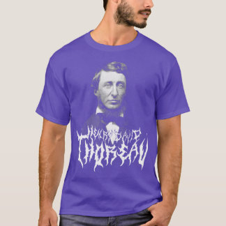 Camiseta Henry David Thoreau Metalizado