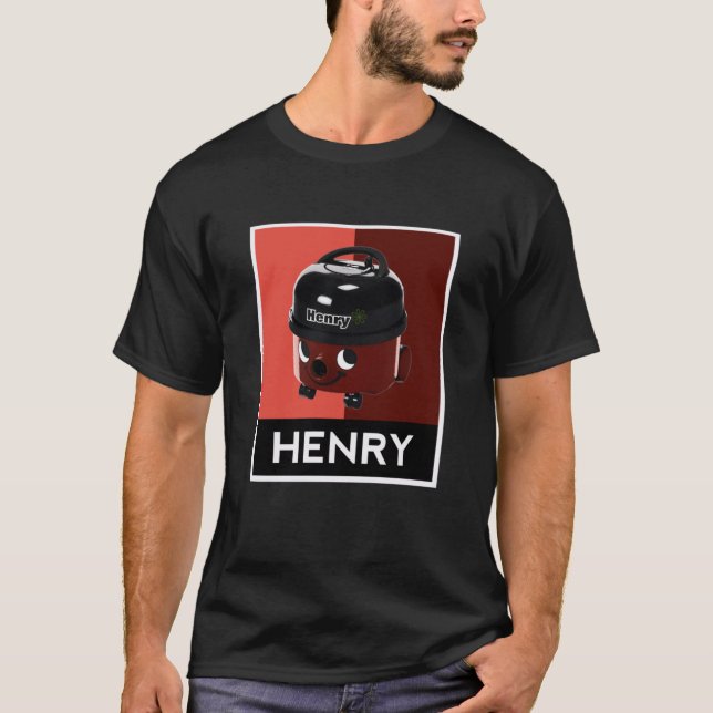Camiseta Henry Hoover Pop Art Design (Anverso)