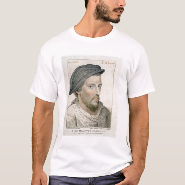 Camiseta Henry Howard, conde de Surrey (c.1517-47) grabado (Anverso)