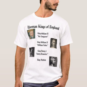 Camiseta Henry I, Guillermo I el conquistador, Stephen,…