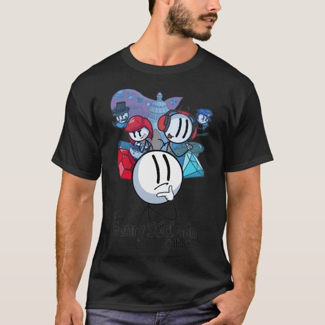 Camiseta Henry Stickmin El Gran Bailarín (Anverso)