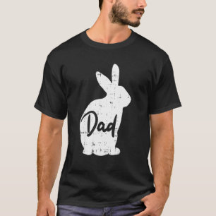 Camiseta Hens Dad Bunny Easter Day Rabbit Cute Rabbit Daddy
