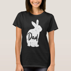 Camiseta Hens Dad Bunny Easter Day Rabbit Cute Rabbit Daddy